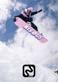 Planche de snow Bisous de Stone Snowboards