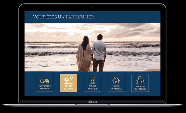 Site internet de France Finance Consultants