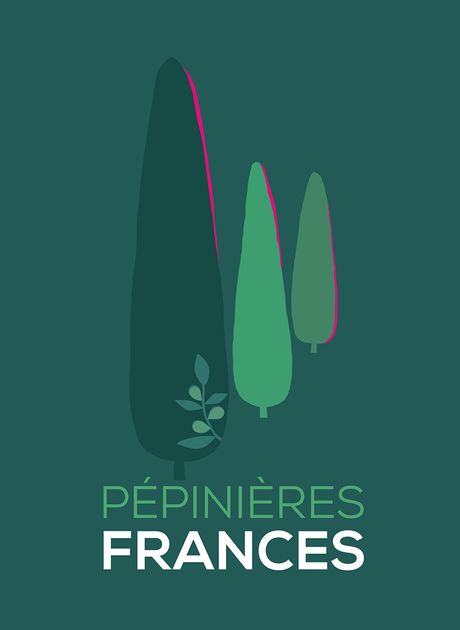 Logo créé pour les pépinières Frances à Pézenas