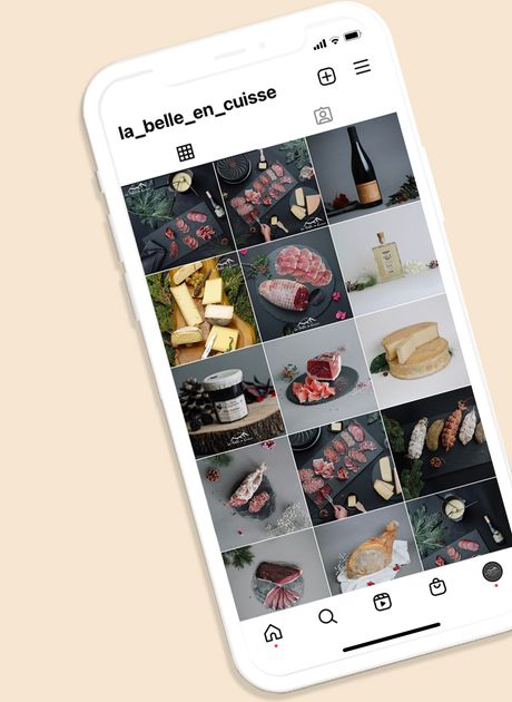 Publications Instagram pour la Belle en Cuisse